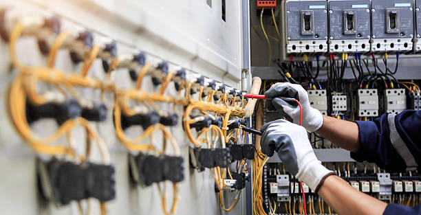 Professional Electrician technician working in Warner, OK